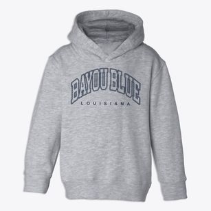 Bayou Blue Louisiana Inline Toddler Hoodie