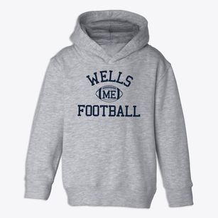 Wells Maine Football Toddler Hoodie