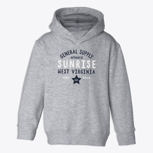 Sunrise West Virginia General Supply Toddler Hoodie