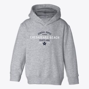 Chesapeake Beach Maryland General Supply Toddler Hoodie