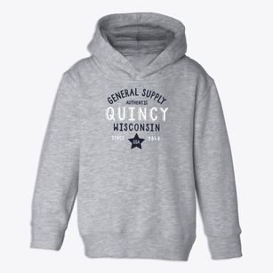 Quincy Wisconsin General Supply Toddler Hoodie