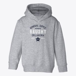 Brushy Oklahoma General Supply Toddler Hoodie