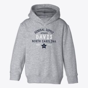 Davis North Carolina General Supply Toddler Hoodie