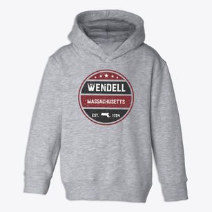 Wendell Massachusetts Americana Toddler Hoodie