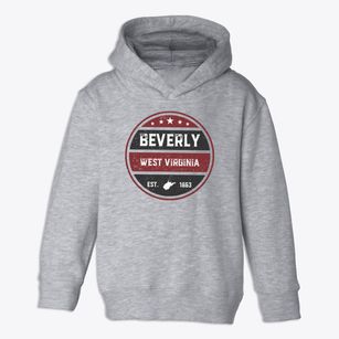 Beverly West Virginia Americana Toddler Hoodie