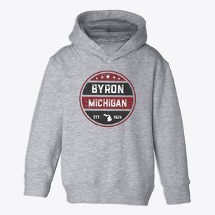 Byron Michigan Americana Toddler Hoodie