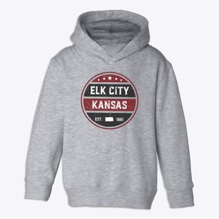 Elk City Kansas Americana Toddler Hoodie