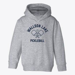 Walloon Lake Michigan Pickleball Toddler Hoodie