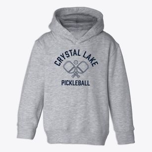 Crystal Lake Iowa Pickleball Toddler Hoodie