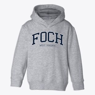 Foch West Virginia Traditional Toddler Hoodie