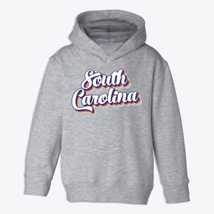  South Carolina Retro Candy Vibes Toddler Hoodie