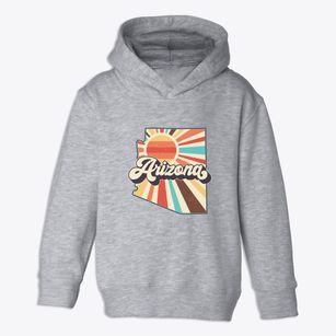  Arizona Retro Art Toddler Hoodie