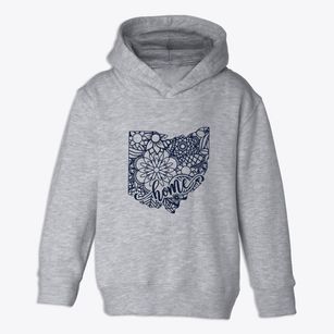 Ohio Mandala Toddler Hoodie