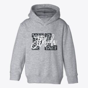  Florida Leopard Text Toddler Hoodie
