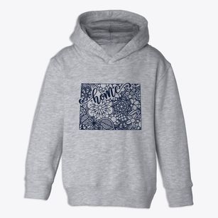  Wyoming Mandala Toddler Hoodie