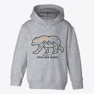   Born To Explore More Toddler Hoodie