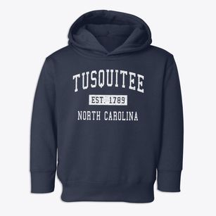 Tusquitee North Carolina Classic Established Toddler Hoodie