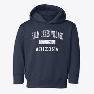 Palm Lakes Village Arizona Classic Established Toddler Hoodie