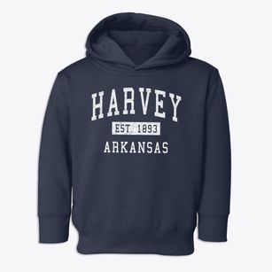 Harvey Arkansas Classic Established Toddler Hoodie
