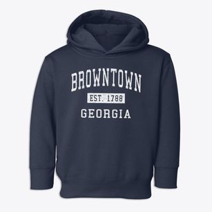 Browntown Georgia Classic Established Toddler Hoodie