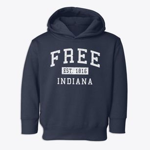 Free Indiana Classic Established Toddler Hoodie