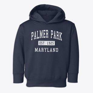 Palmer Park Maryland Classic Established Toddler Hoodie