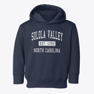 Solola Valley North Carolina Classic Established Toddler Hoodie