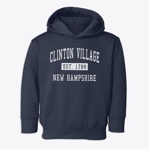 Clinton Village New Hampshire Classic Established Toddler Hoodie