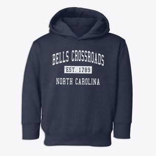 Bells Crossroads North Carolina Classic Established Toddler Hoodie