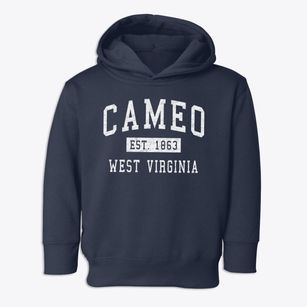 Cameo West Virginia Classic Established Toddler Hoodie