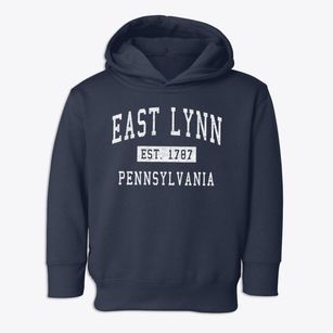 East Lynn Pennsylvania Classic Established Toddler Hoodie
