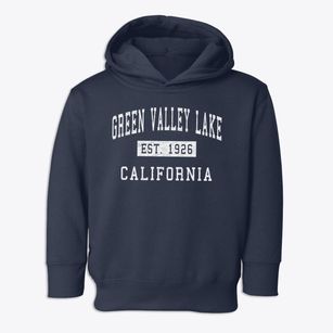 Green Valley Lake California Classic Established Toddler Hoodie