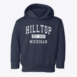 Hilltop Michigan Classic Established Toddler Hoodie