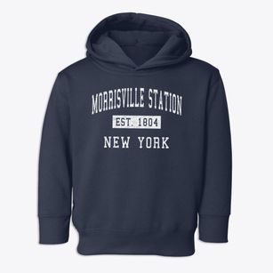 Morrisville Station New York Classic Established Toddler Hoodie