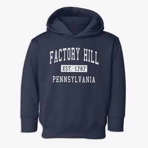 Factory Hill Pennsylvania Classic Established Toddler Hoodie