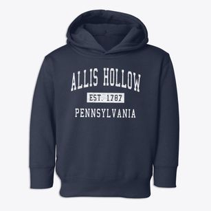 Allis Hollow Pennsylvania Classic Established Toddler Hoodie