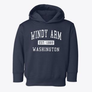 Windy Arm Washington Classic Established Toddler Hoodie