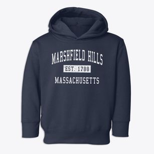 Marshfield Hills Massachusetts Classic Established Toddler Hoodie