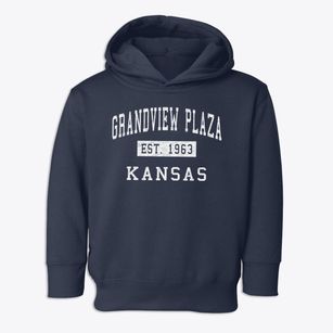Grandview Plaza Kansas Classic Established Toddler Hoodie