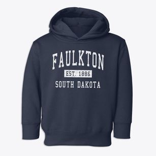 Faulkton South Dakota Classic Established Toddler Hoodie