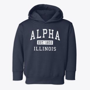 Alpha Illinois Classic Established Toddler Hoodie