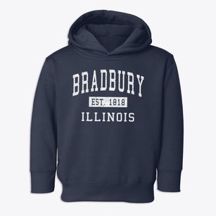 Bradbury Illinois Classic Established Toddler Hoodie