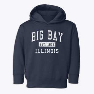 Big Bay Illinois Classic Established Toddler Hoodie