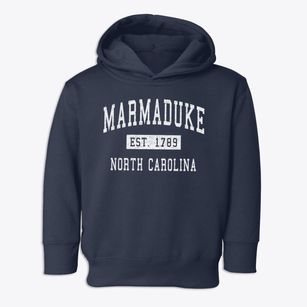 Marmaduke North Carolina Classic Established Toddler Hoodie