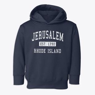 Jerusalem Rhode Island Classic Established Toddler Hoodie