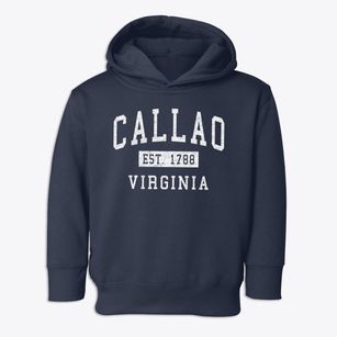 Callao Virginia Classic Established Toddler Hoodie