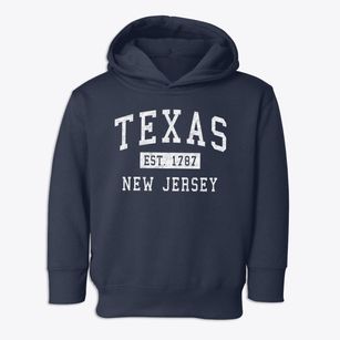 Texas New Jersey Classic Established Toddler Hoodie