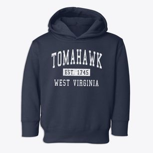 Tomahawk West Virginia Classic Established Toddler Hoodie