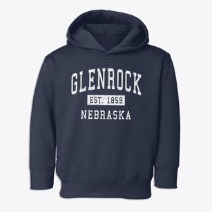 Glenrock Nebraska Classic Established Toddler Hoodie