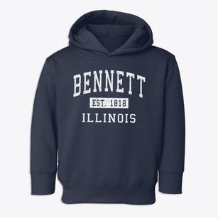 Bennett Illinois Classic Established Toddler Hoodie